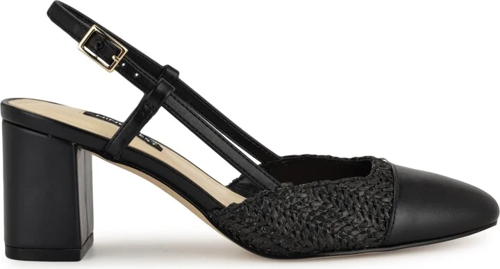 Nine West Women's Unda Slingback Block Heel Pumps - Image 6