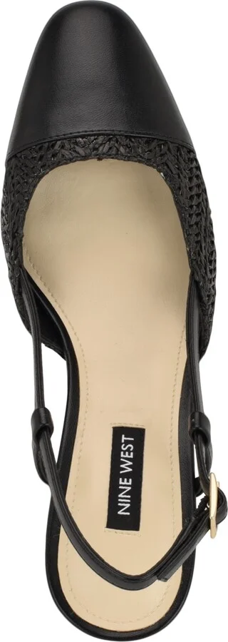 Nine West Women's Unda Slingback Block Heel Pumps - Image 8