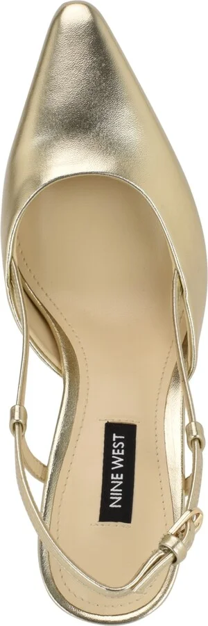 Nine West Women's Vassa Tapered Heel Slingback Pumps - Image 4