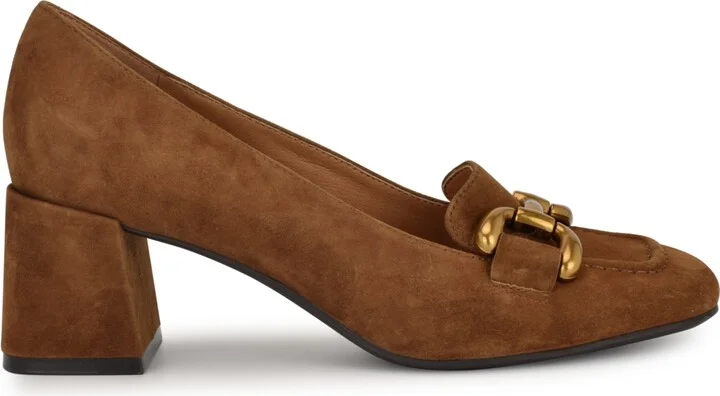 Nine West Women's Veepe Bit Block Heel Loafers - Image 10