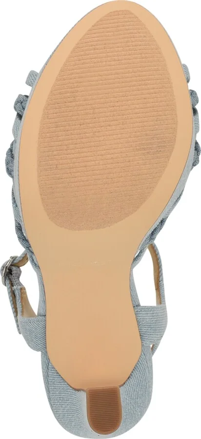 Nine West Women's Waser Strappy Platform Stiletto Sandals - Silver/Gold - Image 10