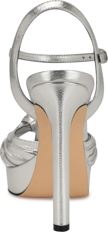 Nine West Women's Winne Knot High Heel Platform Sandals - Image 7