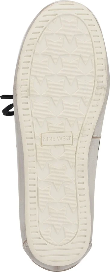 Nine West Women's Yacht Slip-On Boat Shoes - Navy/White Leather - Image 5