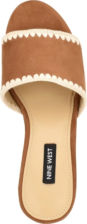 Nine West Women's Yickie Slip-on Round Toe Wedge Sandals - Image 4