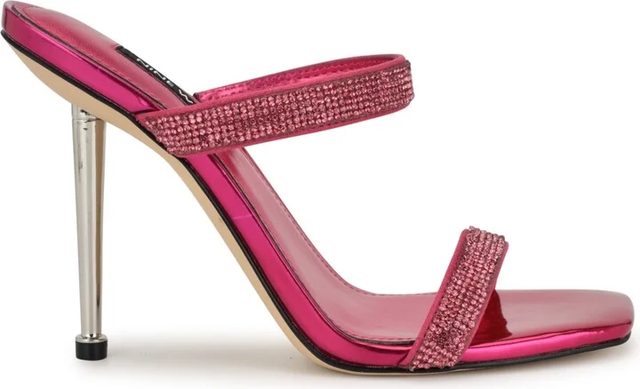Nine West Women's Yogirl Square Toe Slip-On Dress Sandals - Image 2