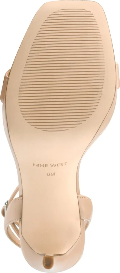 Nine West Women's Zadie Square Toe Stiletto Heel Dress Sandals - Image 5