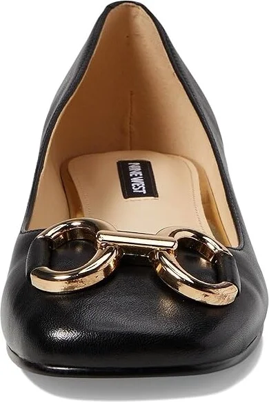 Nine West Works High Women's Heels Black Leather : 9 M, Leather/Suede - Image 2