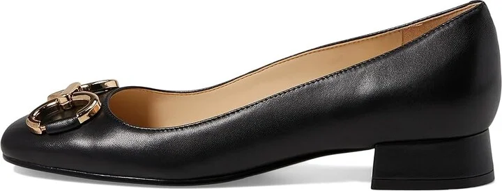 Nine West Works High Women's Heels Black Leather : 9 M, Leather/Suede - Image 5