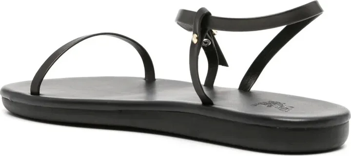 Niove flat leather sandals - Image 3