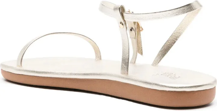 Niove flat leather sandals - Image 3