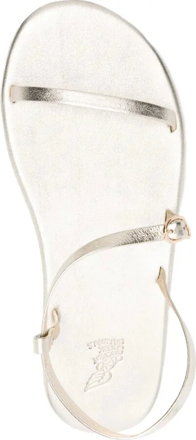 Niove flat leather sandals - Image 4