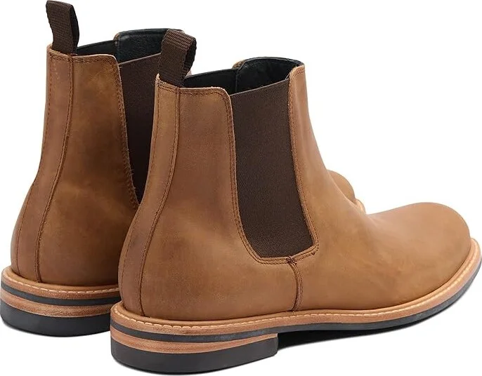 Nisolo All-Weather Chelsea Boot Men's Shoes Dark Tobacco : 10 M, Leather - Image 3