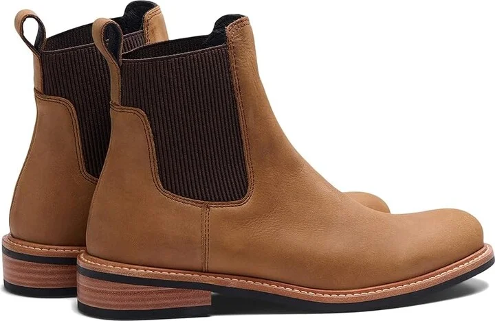 Nisolo Carmen Chelsea Boot Women's Shoes Almond : 5 M, Leather - Image 3