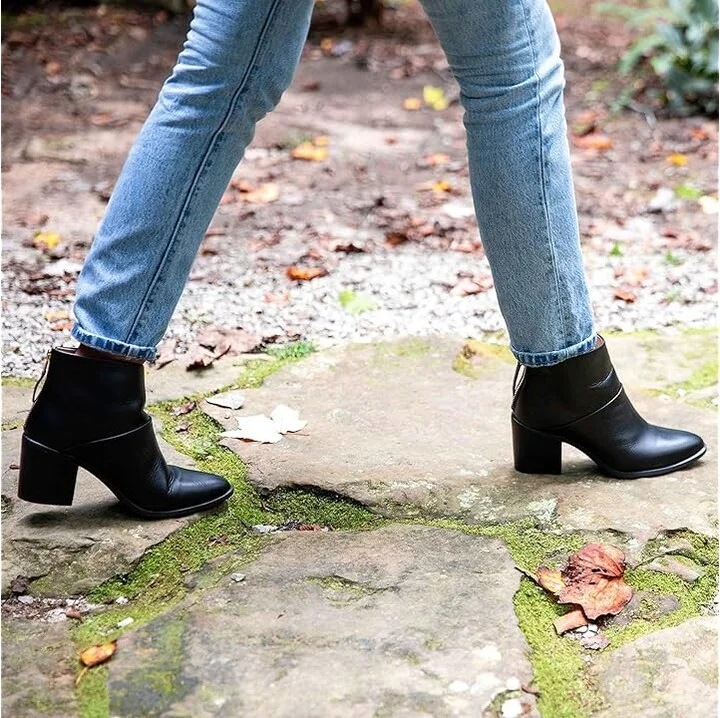 Nisolo Dari Boot Women's 1-2 inch heel Shoes Black : 11 M, Leather - Image 4