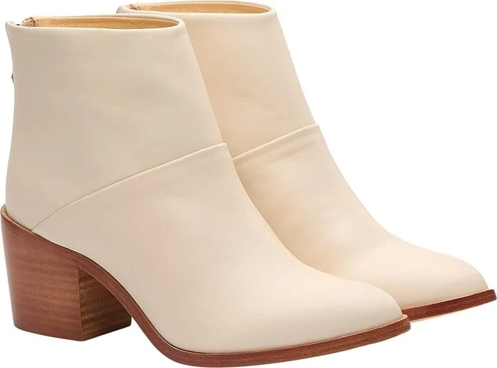 Nisolo Dari Boot Women's 1-2 inch heel Shoes Bone : 6.5 M, Leather