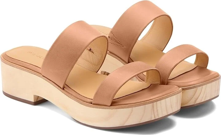 Nisolo Ellie All-Day Clog Women's Shoes Almond : 9 M, Leather