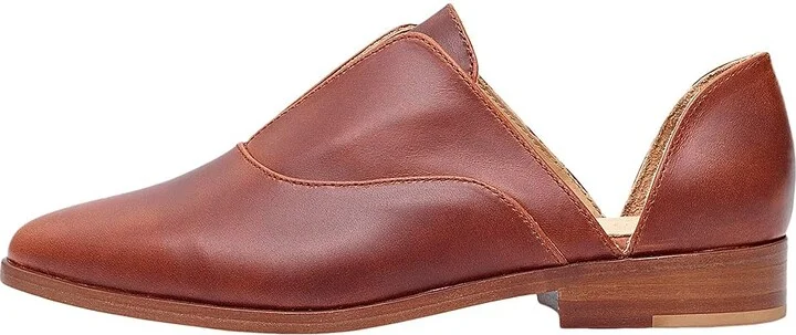 Nisolo Emma d'Orsay Oxford Women's 1-2 inch heel Shoes Brandy : 8 M, Leather - Image 4