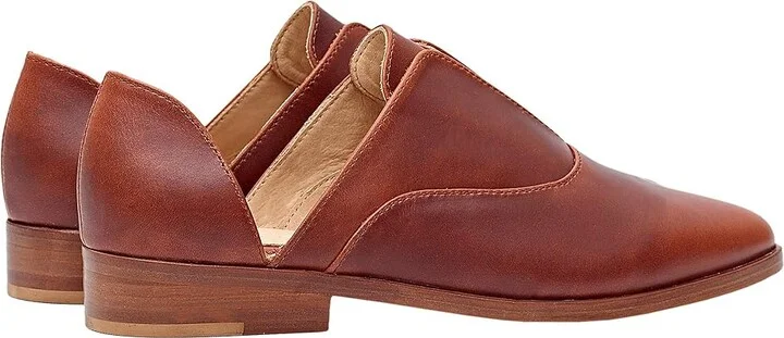 Nisolo Emma d'Orsay Oxford Women's 1-2 inch heel Shoes Brandy : 8 M, Leather - Image 5