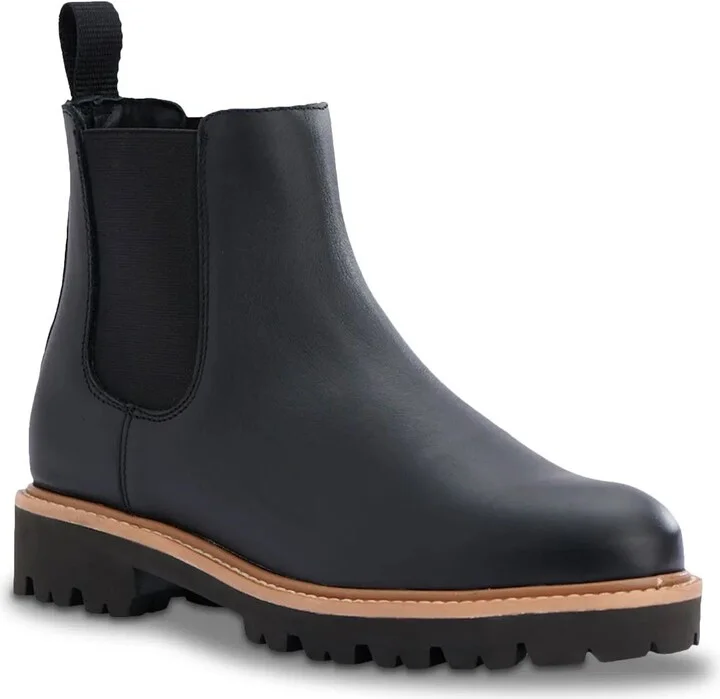 Black Water-Resistant Leather