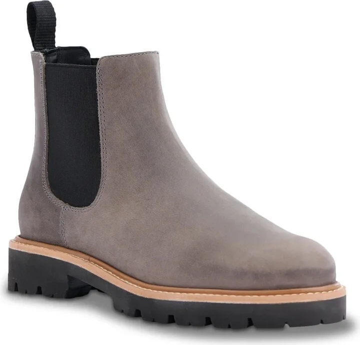 Grey Water-Resistant Leather