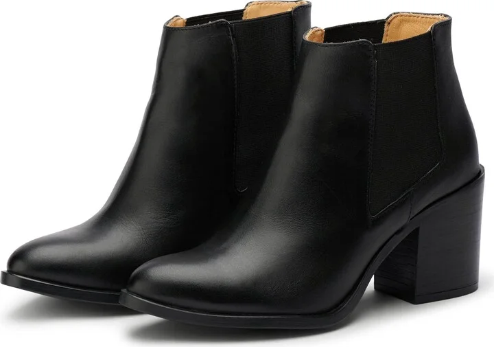 Nisolo Heeled Chelsea Boot Black 8
