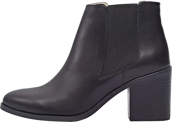 Nisolo Heeled Chelsea Boot Women's Shoes Black : 9.5 M, Leather - Image 3