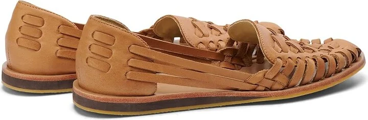 Nisolo Huarache Sandal Women's Shoes Almond : 8.5 M, Leather - Image 3