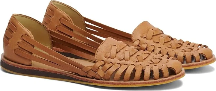 Nisolo Huarache Sandal Women's Shoes Almond : 8.5 M, Leather