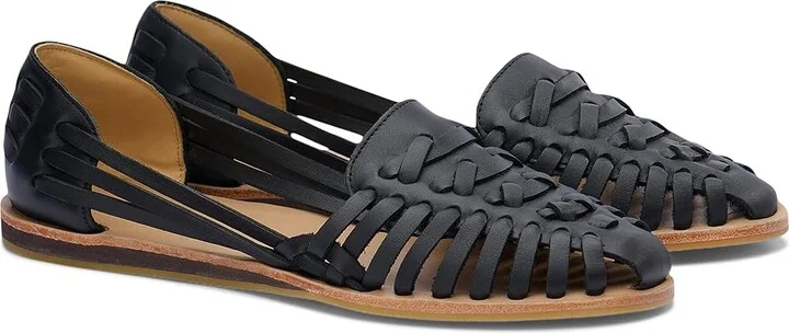 Nisolo Huarache Sandal Women's Shoes Black : 6 M, Leather
