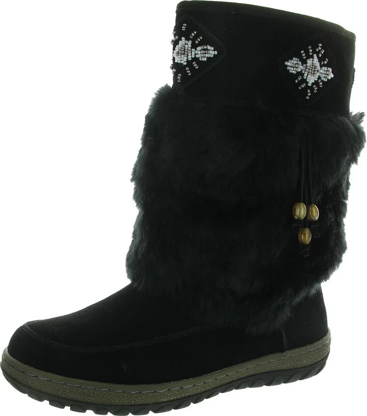 Nita Womens Waterproof Suede Winter & Snow Boots