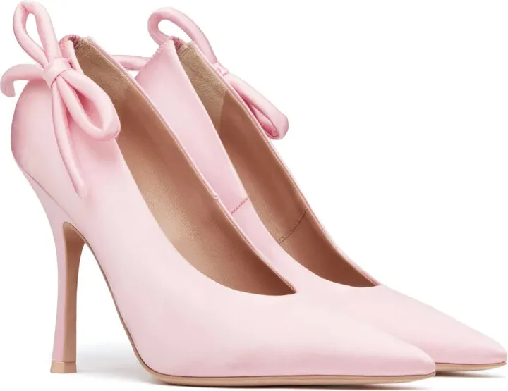 Nite-Out 110mm satin pumps - Image 2