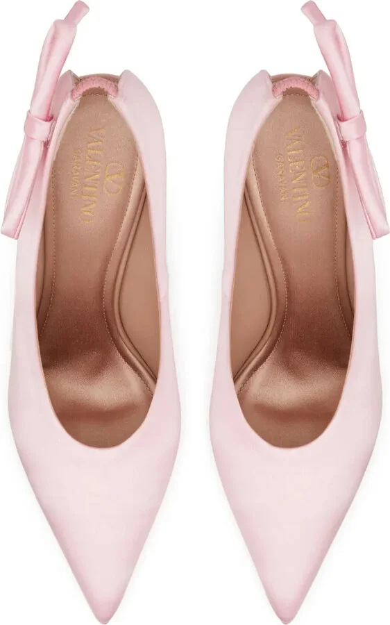 Nite-Out 110mm satin pumps - Image 4