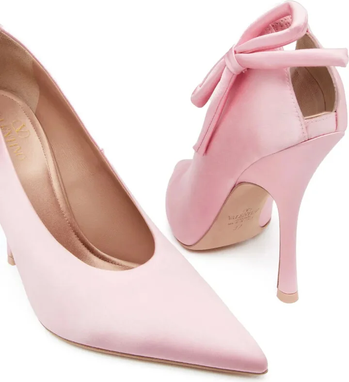 Nite-Out 110mm satin pumps - Image 5