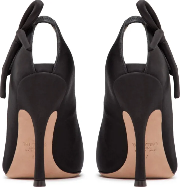 Nite-Out 110mm satin pumps - Image 3