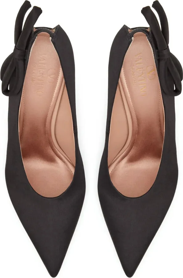 Nite-Out 110mm satin pumps - Image 4