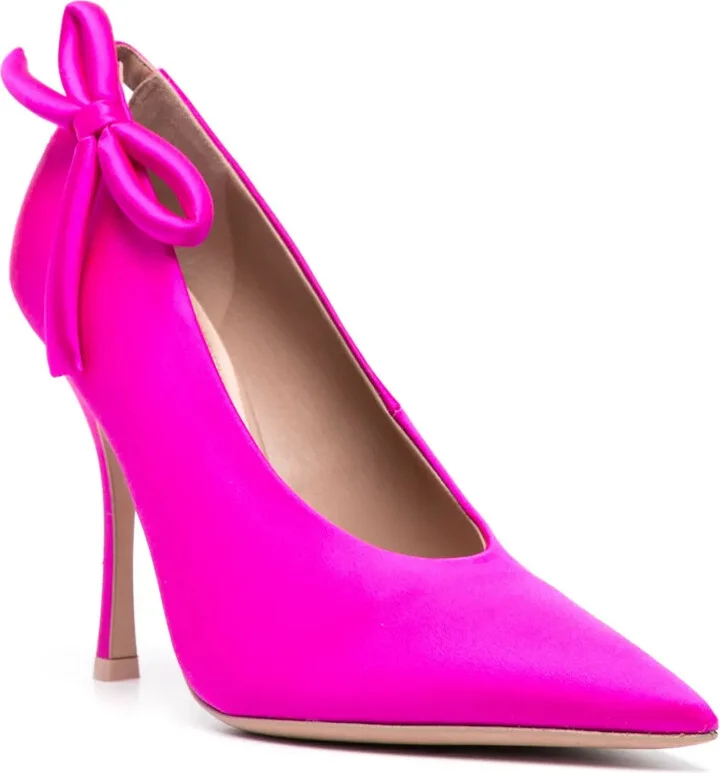 Nite-Out 110mm satin pumps - Image 2