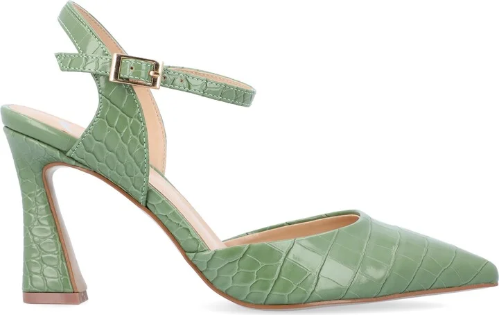 Nixey Croc Embossed Pump - Image 3