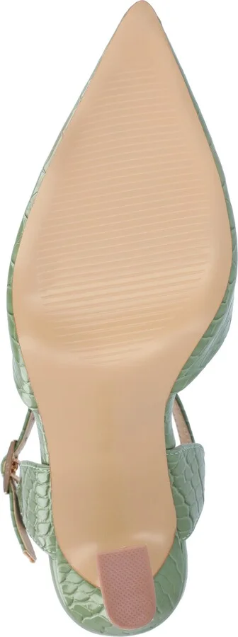 Nixey Croc Embossed Pump - Image 5