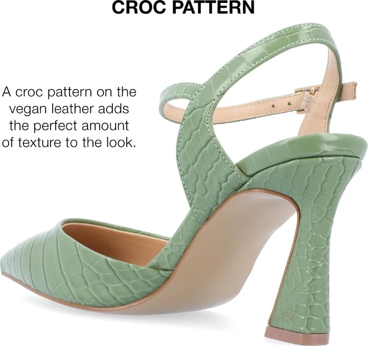 Nixey Croc Embossed Pump - Image 8