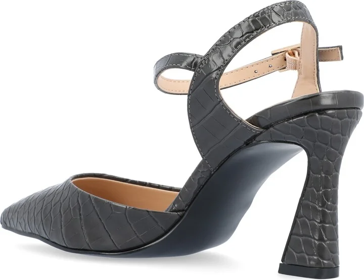 Nixey Croc Embossed Pump - Image 10