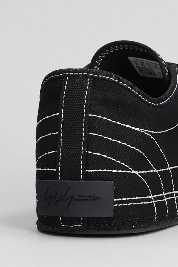 Nizza Lo Sneakers In Black Cotton - Image 5