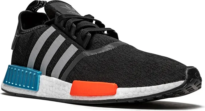 NMD_R1 "Black/Silver/Solar Red" sneakers - Image 2