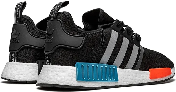 NMD_R1 "Black/Silver/Solar Red" sneakers - Image 3