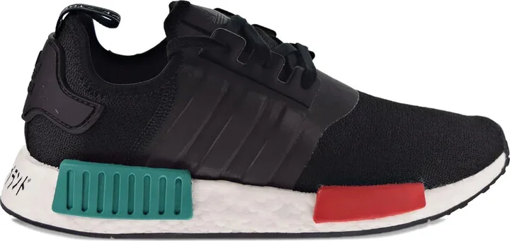 NMD_R1 "Core Black/Glory Green/Lush Red" sneakers