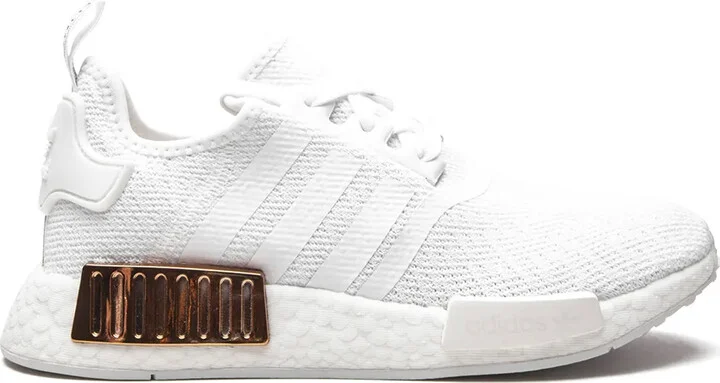 NMD_R1 "White/Copper Metallic" sneakers