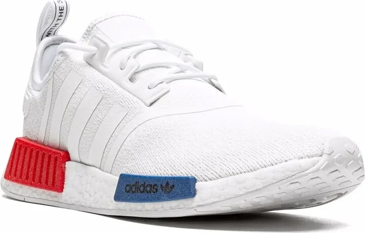 NMD_R1 "White/White/Blue" sneakers - Image 2