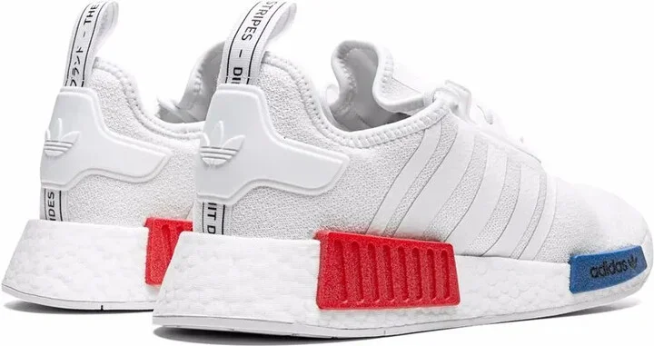 NMD_R1 "White/White/Blue" sneakers - Image 3
