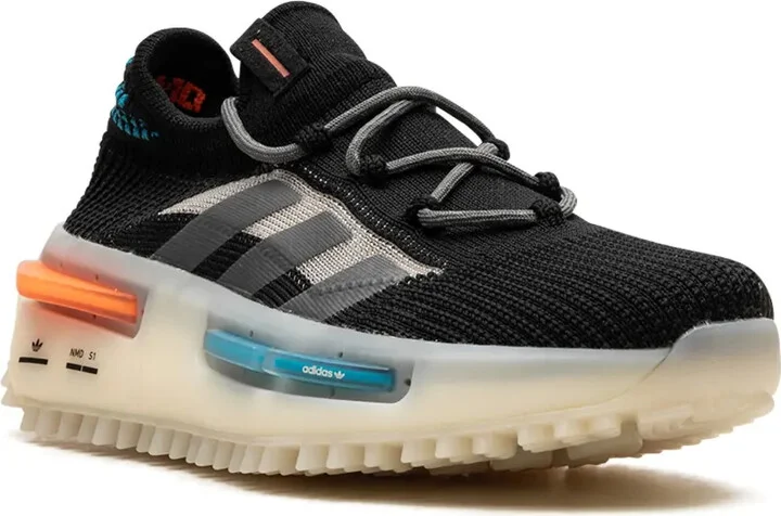 NMD S1 "adidas NMD S1 Core Black Blue Orange" sneakers - Image 2