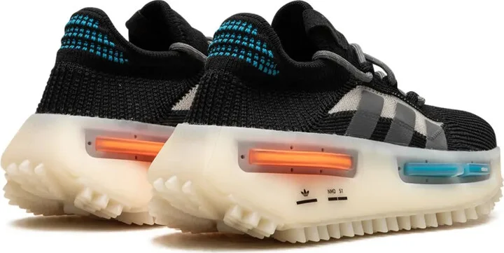 NMD S1 "adidas NMD S1 Core Black Blue Orange" sneakers - Image 3
