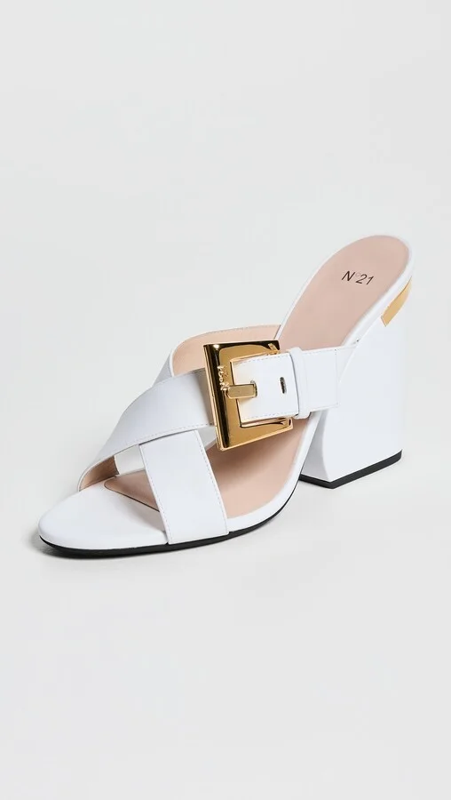 No. 21 Buckle Mules - Image 2